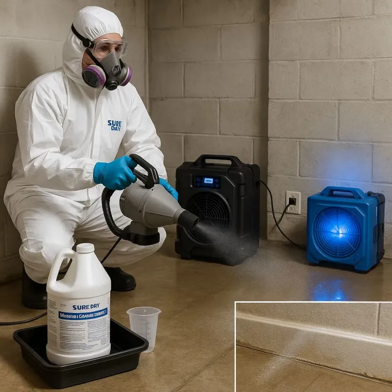 Sanitization and Odor Removal process in Telford, PA